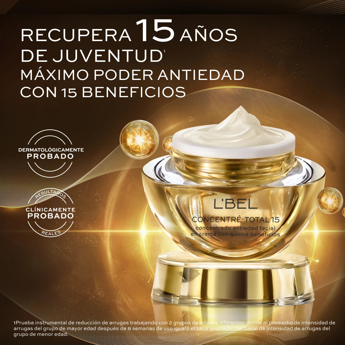 Crema Antiedad Nutritiva para el rostro Concentré Total 15