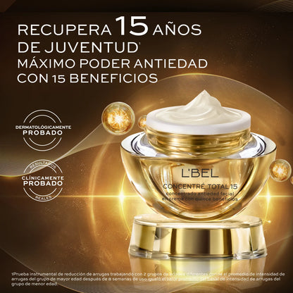 Crema Antiedad Nutritiva para el rostro Concentré Total 15