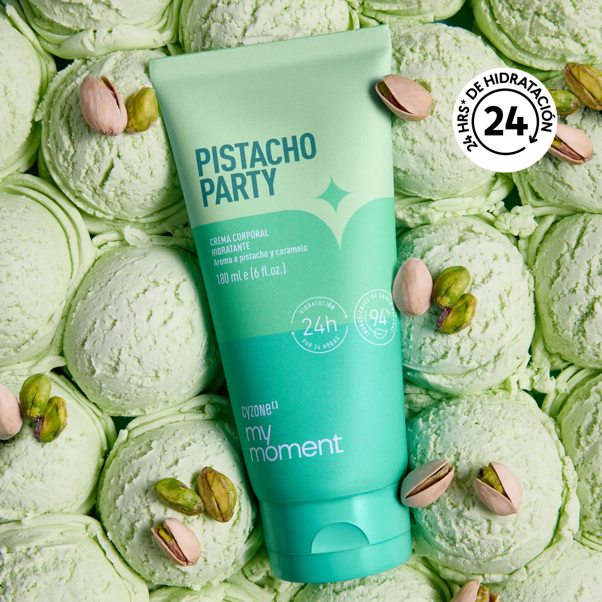 Crema Hidratante Pistacho Party 180 ML