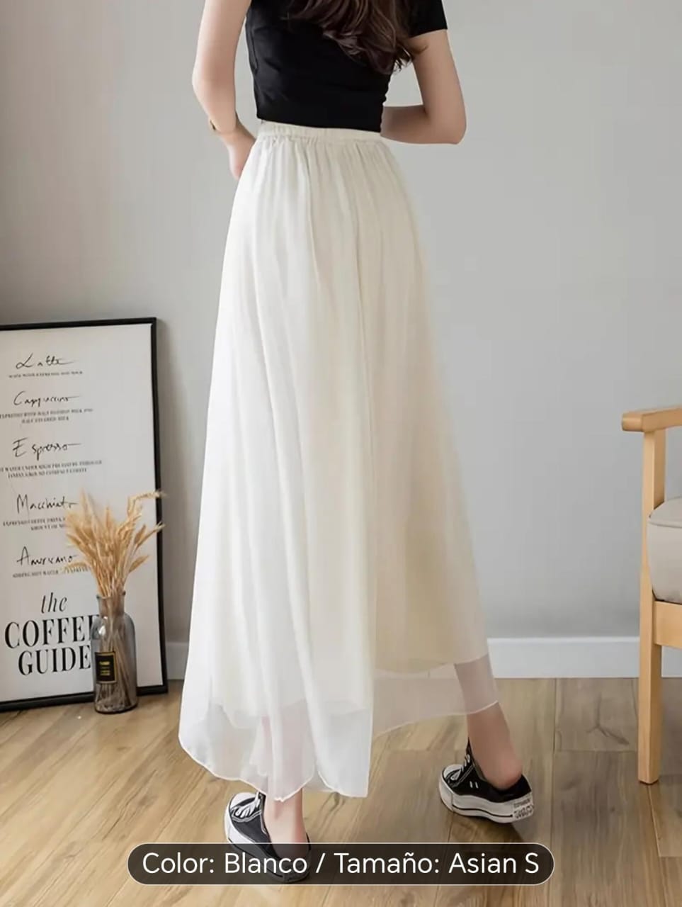 Pantalon Casuales de chiffon para mujer con