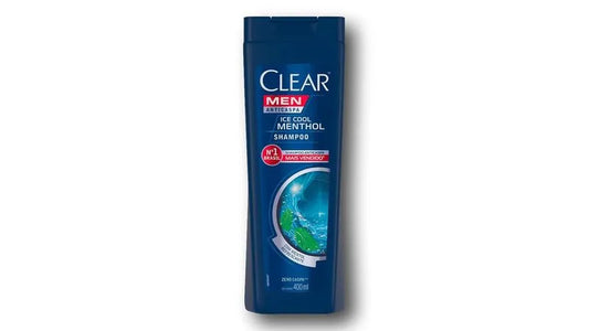Shampoo CLEAR MEN Anticaspa Ice Cool Menthol Frasco 400ml